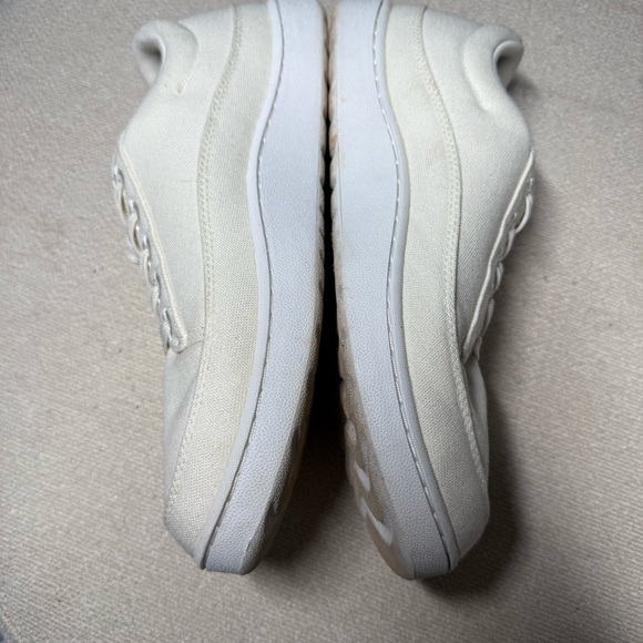 Allbirds Canvas Pacers Cream Sneakers Minimalist Design - Picture 4 of 8